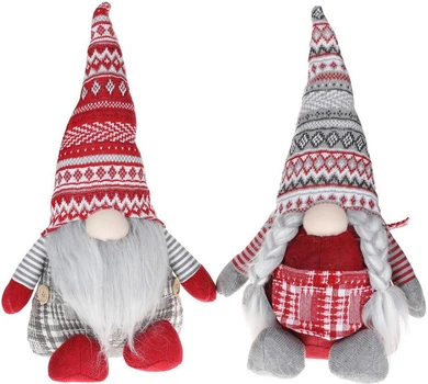Мягкая игрушка "Гном в красном" Bona 28х18х49 см 000265443