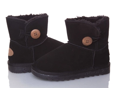 Угги с натуральной шерстью Waldem Z1-black 29 Черный
