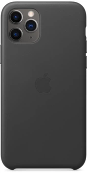 Панель Apple Leather Case для Apple iPhone 11 Pro Black (MWYE2)