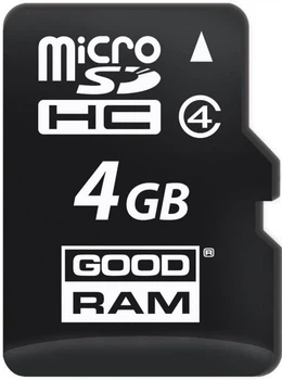 Карта памяти Goodram microSDHC class 4 4Gb