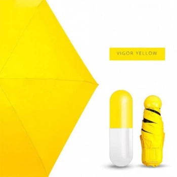 Міні-парасольку в капсулі Capsule Umbrella mini Жовтий