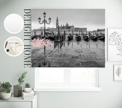 Римская штора с фотопечатью 00-583 система Light I&H Джуси велюр 40*170 см