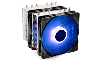 Кулер процессорый Deepcool Neptwin RGB, Intel: 2066/2011-v3/2011/1151/1150/1155/775/1366, AMD: AM4/AM3+/AM3/AM2+/AM2/FM2+/FM2/FM1, 158х134х126 мм, 4-pin