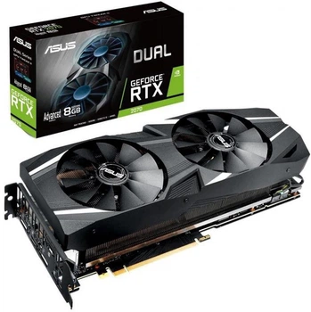 Видеокарта GF RTX 2070 8GB GDDR6 Dual Advanced Edition Asus (DUAL-RTX2070-A8G)