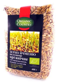 Зерно ячменя неочищенного Organic Country 400г