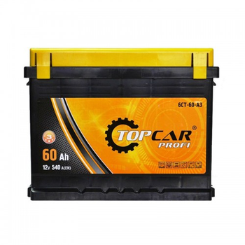 Аккумулятор Top Car (M3) Profi 60Ah L+ 540A (EN)