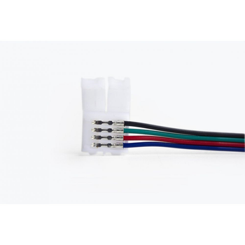 Конектор 4 контакти провід 15 см для RGB LED стрічки LED-STIL 10мм 1шт 4P-10mm-single side