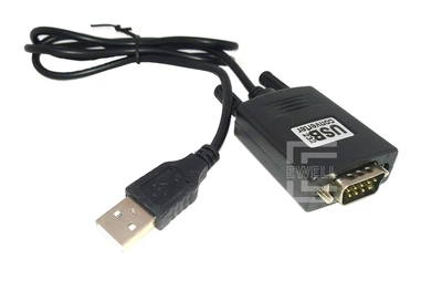 Адаптер Ewell USB to COM-RS232 чип CH340, кабель 1.0 м (EW336)