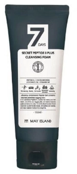 Очищающая пенка с пептидами May Island 7 Days Secret Peptide 8 Plus Cleansing Foam 150 мл (8809515401669)