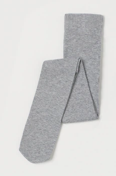 Колготки хлопковые для девочки H&M 0293433047 098-104 см (2-4 years) Серый