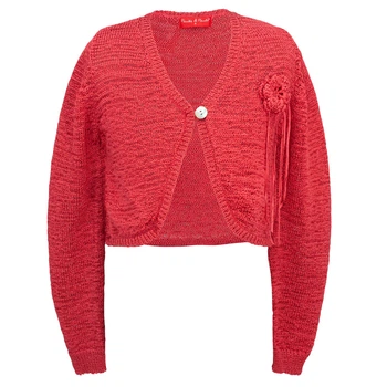 Болеро для девочки Hawk Kids M-0758 116 см Терракотовый