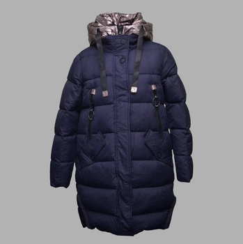 Пальто зимнее для девочки Puros Poro PG18-813 158 см Синий