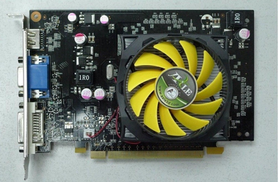 Видеокарта Axle PCI-Ex GeForce GT 220 2GB DDR2 (128 Bit) (DVI, VGA, HDMI) Б/У
