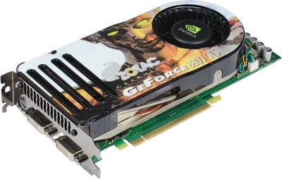 Видеокарта Zotac PCI-Ex GeForce 8800 GTX 768 MB DDR3 (384 Bit) (DVI) Б/У