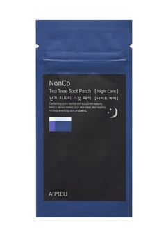 Ночные патчи против прыщей Apieu NonCo Tea Tree Spot Patch Night Care, 10 шт (8806185718479)