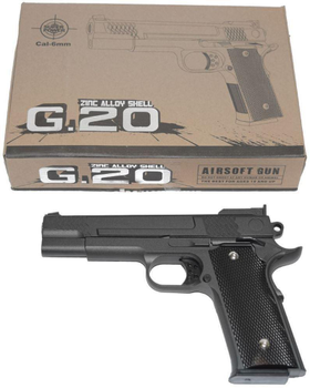 Игрушечный пистолет страйкбольный Galaxy G. 20 Browning
