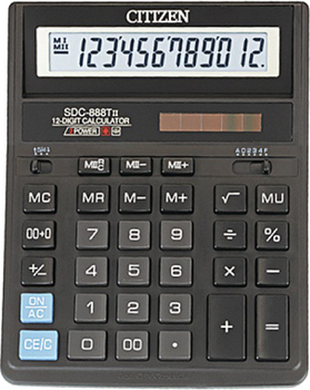 Калькулятор електронний Citizen 12-розрядний (SDC-888TII)