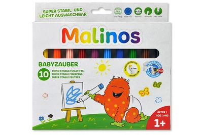 Фломастеры на водной основе MALINOS Babyzauber для малышей 10 шт (MA-300011)