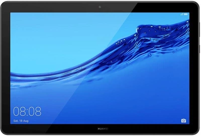 Планшетный ПК Huawei MediaPad T5 10 (AGS2-L09) 3/32GB 4G Black (53010DHM); 10.1” (1920x1200) IPS / Hisilicon Kirin 659 / ОЗУ 3 ГБ / 32 ГБ встроенной + microSD до 256 ГБ / камера 5 Мп + 2 Мп / 4G (LTE) / Wi-Fi, Bluetooth / GPS, A-GPS, GLONASS, BeiDou / ОС