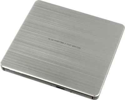 Привід DVD+/-RW HITACHI-LG USB2.0 GP60NS60 Silver External Ultra Slim