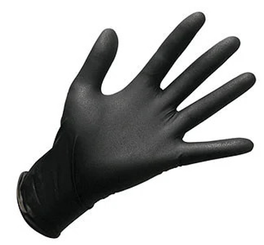 Перчатки нитриловые PURACOMFORT BLACK Ampri 100 шт черные M