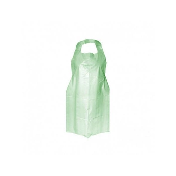 Фартух поліетиленовий Polix PRO&MED (50шт в упаковці) Зелений 0.8x1.25 м