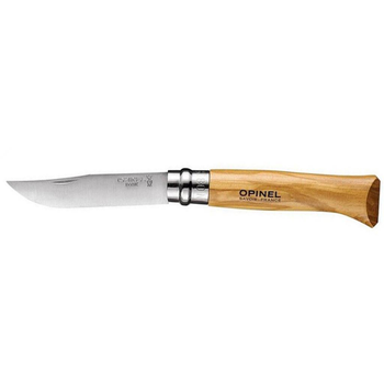 Нож Opinel №8 Inox VRI, кожаный чехол + коробка (1193)