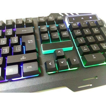 Клавиатура проводная игровая с подсветкой HLV GK-900 KW 900 Black