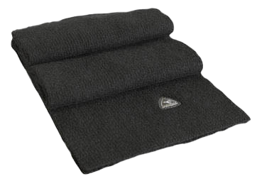Шарф мужской вязаный COMFORT 145*18 см. Чёрный