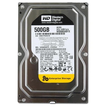 Жорсткий диск WD RE4 500 ГБ 3,5" SATA 7200 об/хв 64 МБ Refurbished для ПК (3A6E779B4900)