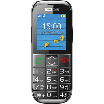 Телефон кнопочний Maxcom MM720 чорний