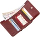 Женский кошелек кожаный ST Leather Accessories 18885 Темно-красный - изображение 3