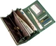 Женский кошелек кожаный ST Leather Accessories 18902 Зеленый - изображение 4