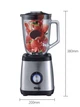 Блендер DSP KJ-2003 350W 1.5L Silver - изображение 3