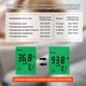Безконтактний інфрачервоний термометр Yonker/Boxym YK-IRT2 Termo control 4 в 1 Супершвидкий і Точний 1с з Трибарвним дисплеєм Білий з батарейками - зображення 3