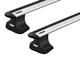 Багажник на гладкий дах Thule Wingbar Evo Rapid для Skoda Rapid (mkI) (ліфтбек); Seat Toledo (mkIV) 2012-2019 (TH 7113-754-1713) - зображення 1