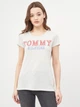 Футболка хлопковая женская Tommy Hilfiger 10306.2 M Светло-серая - изображение 1