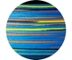 Шнур Owner Kizuna Broad PEx8 300м 0.15мм 8.2кг Multi Color - изображение 3