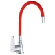 Смеситель для кухни Zerix SOP7 146 с красным гибким изливом (ZX2659) - изображение 1
