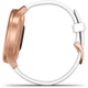 Спортивні годинник Garmin Vivomove Style Rose Gold Aluminum w. White Silicone B. (010-02240-00) - зображення 3