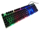 Проводная клавиатура c RGB подсветкой и мышкой UKC 5559 (5559-3) - изображение 3
