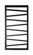 Полотенцесушитель Genesis-Aqua Genesis Light 80x53 см Чорний - зображення 1