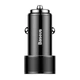 Автомобільний зарядний пристрій Baseus Small Screw Dual-USB Quick Charge Car Charger 36W Швидка зарядка QC 3.0 Чорний - зображення 5