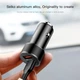 Автомобільний зарядний пристрій Baseus Small Screw Dual-USB Quick Charge Car Charger 36W Швидка зарядка QC 3.0 Чорний - зображення 7