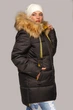 Куртка Miorichi Ліза 52 Чорний з бежевим (01097-black52) - зображення 6