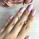 Серебряные серьги с натуральным топазом 1.308ct (2020547) - изображение 2