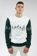 Чоловічий вишитий світшот Олені Green XXL UKRS-9919 UkrGlamour - изображение 1