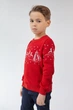 Різдвяний світшот для хлопчика Олені Red 98 UKRS-6612Х UkrGlamour - изображение 4