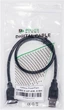 Кабель PowerPlant (KD00AS1210) USB2.0(AF)-USB2.0(AM), 0.5м, Black - изображение 2