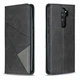 Чехол-книжка с кармашками UniCase Geometric Pattern для Xiaomi Redmi Note 8 Pro - Black - изображение 4